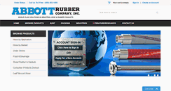 Desktop Screenshot of abbottrubber.com